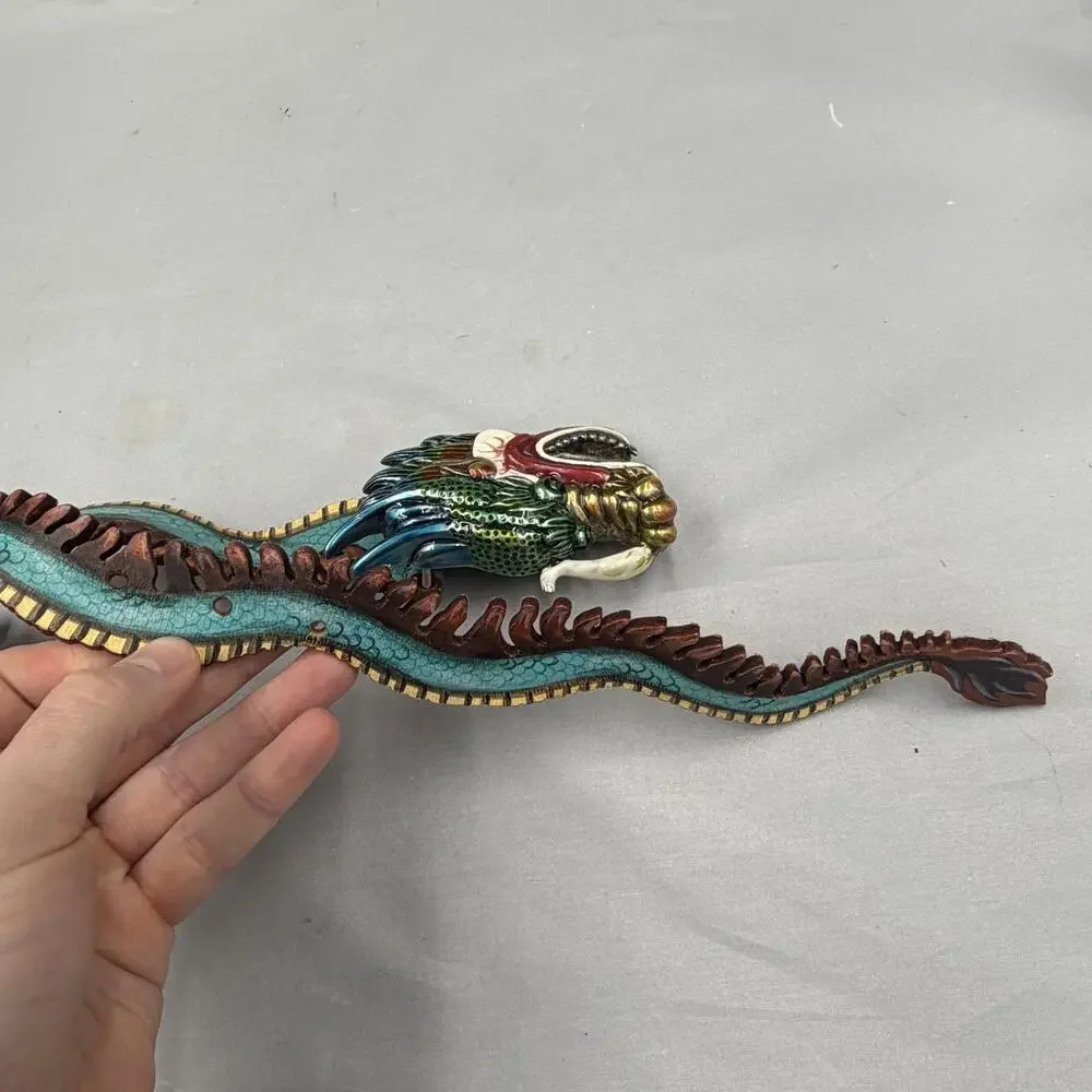GUCCI Dragon Belt 105/42 Multicolor Leather Dragon Head Buckle Made Italy Rare